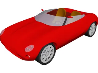 Jaguar F-Type Concept 3D Model