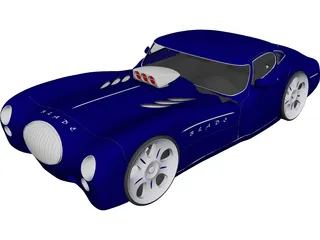 Blade car 3D Model 3D Preview