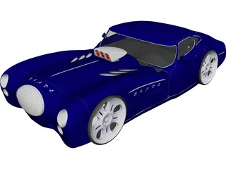 Blade car 3D Model