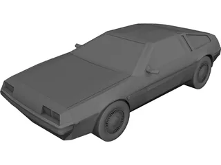 DMC DeLorean (1980) 3D Model