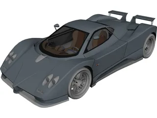 Pagani Zonda 3D Model