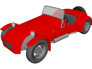 Lotus Super Seven 3D Model