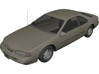 Ford Thunderbird (1996) 3D Model