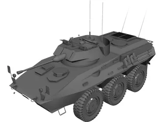 Mowag Piranha 3D Model