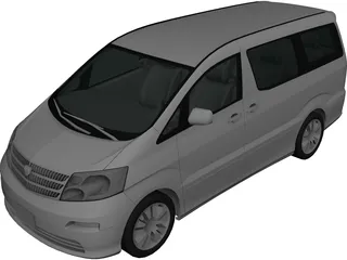 Toyota Alphard 3D Model