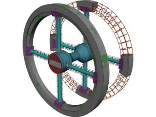 2001 Spacestation 3D Model