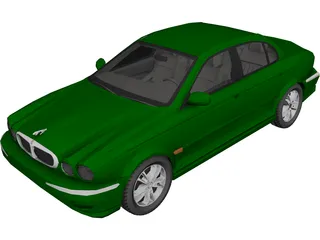 Jaguar X Type (2003) 3D Model