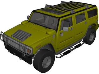 Hummer H2 (2003) 3D Model