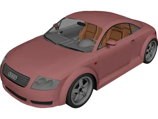 Audi TT Hardtop (2003) [+Interior] 3D Model 3D Preview