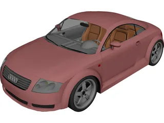 Audi TT Hardtop (2003) [+Interior] 3D Model