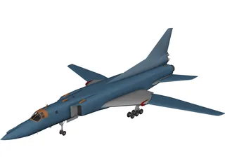 Tupolev Tu-22 Blinder 3D Model