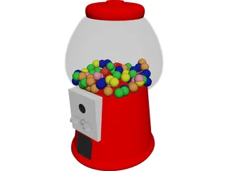 Gumball Machine 3D Model