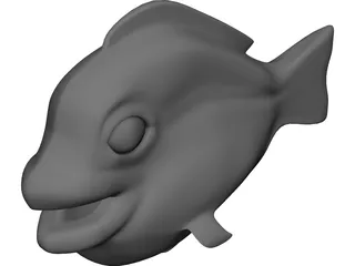 Fat Fish 3D Model 3D Preview