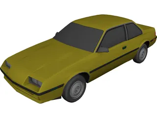 Buick Skyhawk (1984) 3D Model