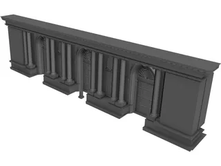 GC Station NYC Frontside 3D Model