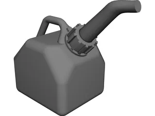 General 10L Gas Can 3D Model 3D Preview