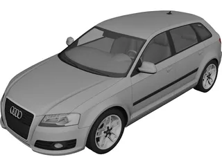 Audi A3 Sportback 3D Model