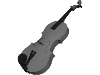 Violin G. Ornati (1921) 3D Model 3D Preview