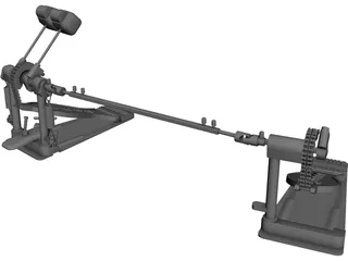 DW5000 Double Pedal 3D Model