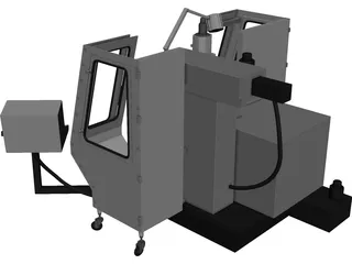 Milling Machine VHF-680 3D Model