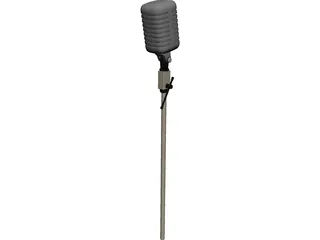 Microphone 3D Model 3D Preview