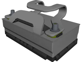 Concept Battery CAD 3D Model