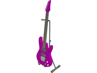 Electric Guitar 3D Model