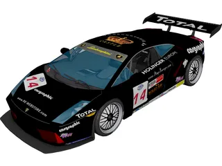 Lamborghini Gallardo GT3 Cup 3D Model