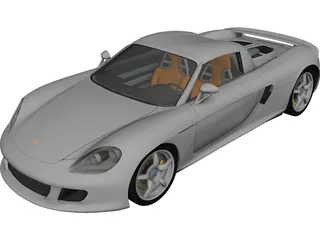 Porsche Carrera GT 3D Model