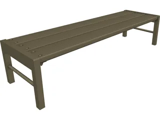 Bench 3D Model