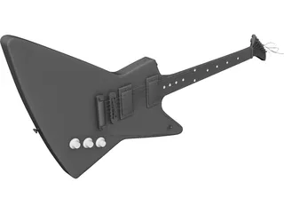 Gibson Explorer Guitar 3D Model