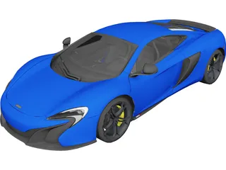 McLaren 650S (2015) 3D Model