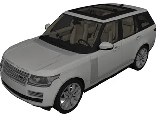 Range Rover L405 (2013) 3D Model
