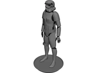 Star Wars Stormtrooper 3D Model 3D Preview