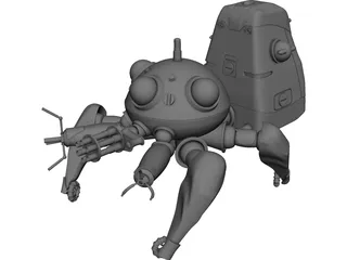 Tachikoma Robot 3D Model