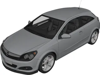 Opel Astra 3D Model 3D Preview