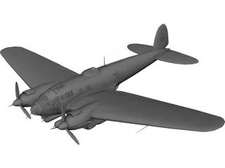 Heinkel He 111 3D Model