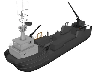 Fishing Ship 3D Model