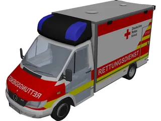 Mercedes-Benz Sprinter Ambulance 3D Model
