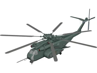 Sikorsky MH-53E Sea Dragon 3D Model