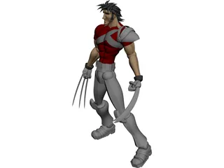 Wolverine 3D Model