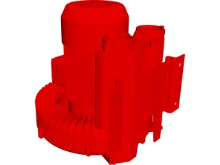 Vacuum Pump CAD 3D Model