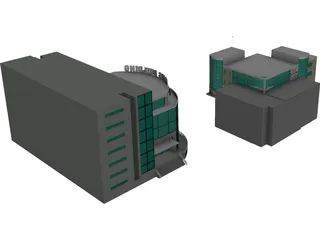 Helios Building Global CyberSoft 3D Model