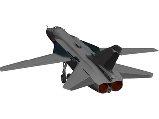 Sukhoi Su-24 Fencer 3D Model