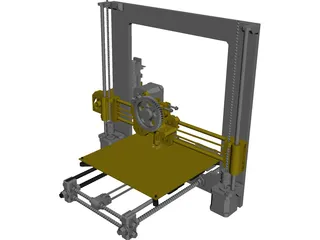 Prusa i3 3D Printer 3D Model