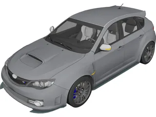 Subaru Impreza WRX Cosworth Edition 3D Model