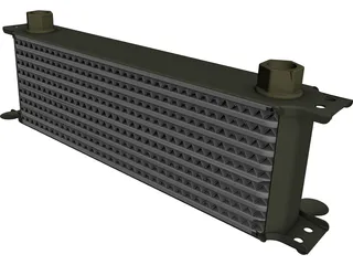 Oil Cooler CAD 3D Model