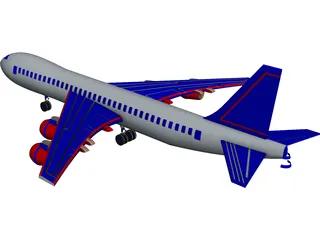 Boeing 737 CAD 3D Model
