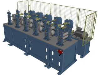 Roll Forming 3D Model