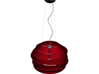 Le Soleil Suspension Lamp 3D Model